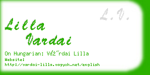 lilla vardai business card